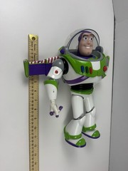 Toy Story Buzz Lightyear 12’’ Talking Action Disney ANDY On Foot Tested Read