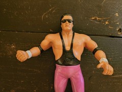 LJN Titan Sports 1987 Brett Hitman Hart WWF WWE WCW NWA AWA ECW Purple Variant