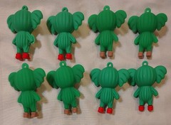 Tralalero Tralala Action Figure Party Favor Lot Green Elephant Lot of 8 Brainrot