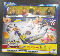WWE Knuckle Crunchers Mini Mayhem Exclusive Cody Rhodes Roman Reigns Cena NEW