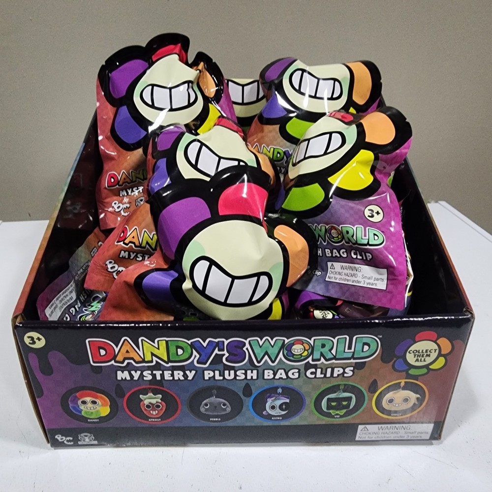 Dandy’s World Mystery Plush Bag Clip Blind Bag. Individual Bag HTF! RARE! SEALED