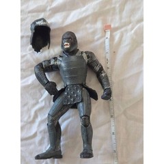 Hasbro Planet Of The Apes ATTAR Action Figure 7.5 Inch Black Silver Armor Helmet