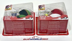 POKEMON Clip ‘N’ Go Balls ZORUA + Dusk Ball & TURWIG + Poke Ball – LOT of 2x NEW