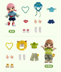 Authentic Molly Zootopia 2 Series Blind Box Figures Toy 1/12 Action Doll