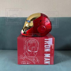 Iron Man Gold MK5 Helmet Electronic Voice Activated Open&Close Mask Autoking