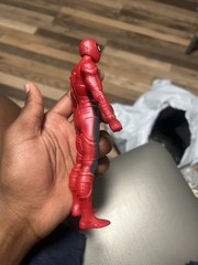 Marvel Spider-Man Action Figure Plastic Red/Black/Gold Comic Book Hero