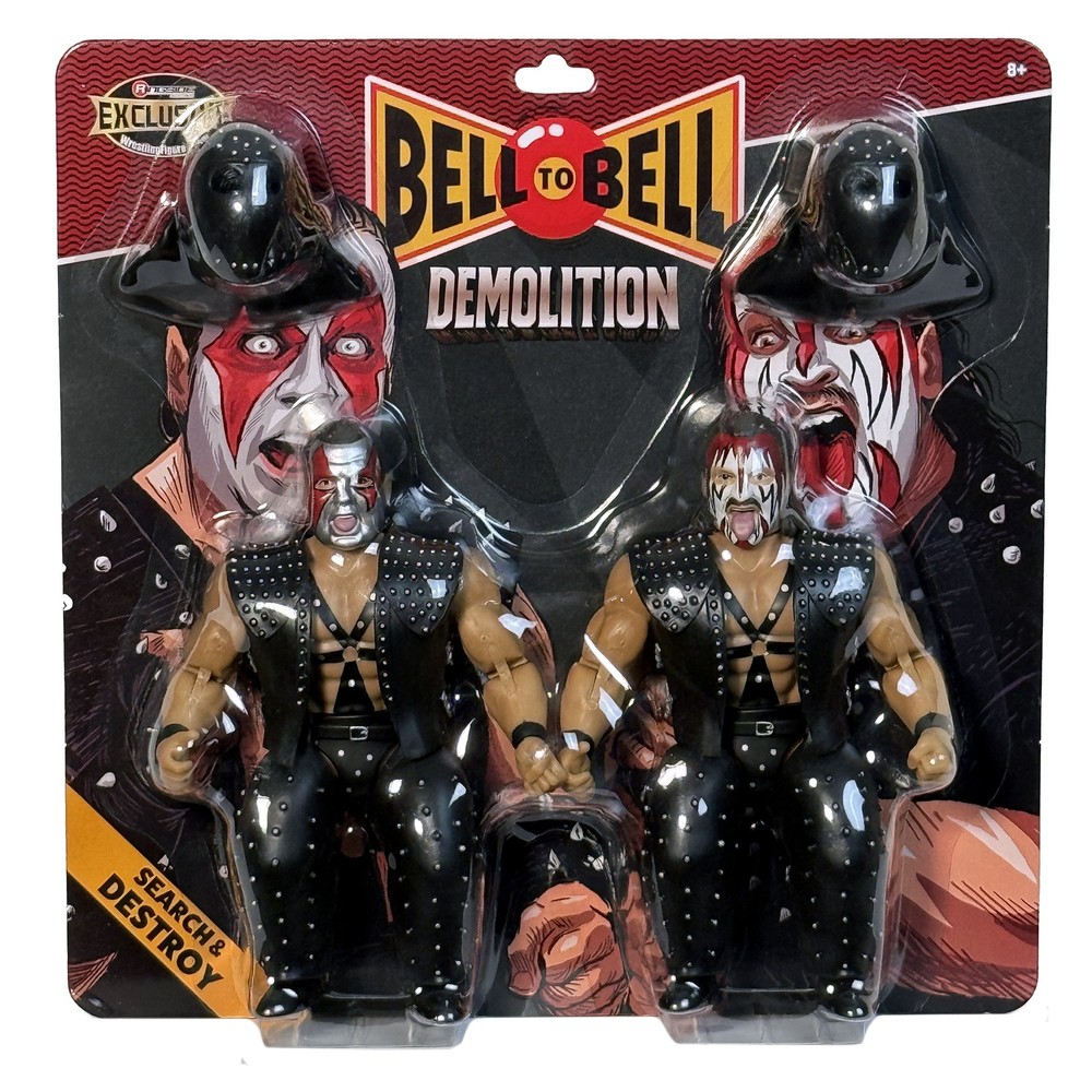 (Bell to Bell) Demolition Ax & Smash – 2-Pack Toy Wrestling Figures