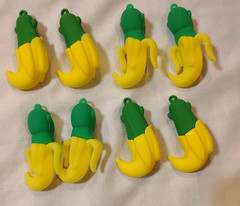 Tralalero Tralala Action Figure Party Favor Banana Monkey Lot of 8 Brainrot