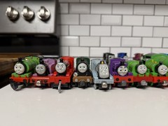 Thomas & Friends Huge Lot Of 35pcs Mixed Years VTG 90s 2000s Die Cast & Plastic