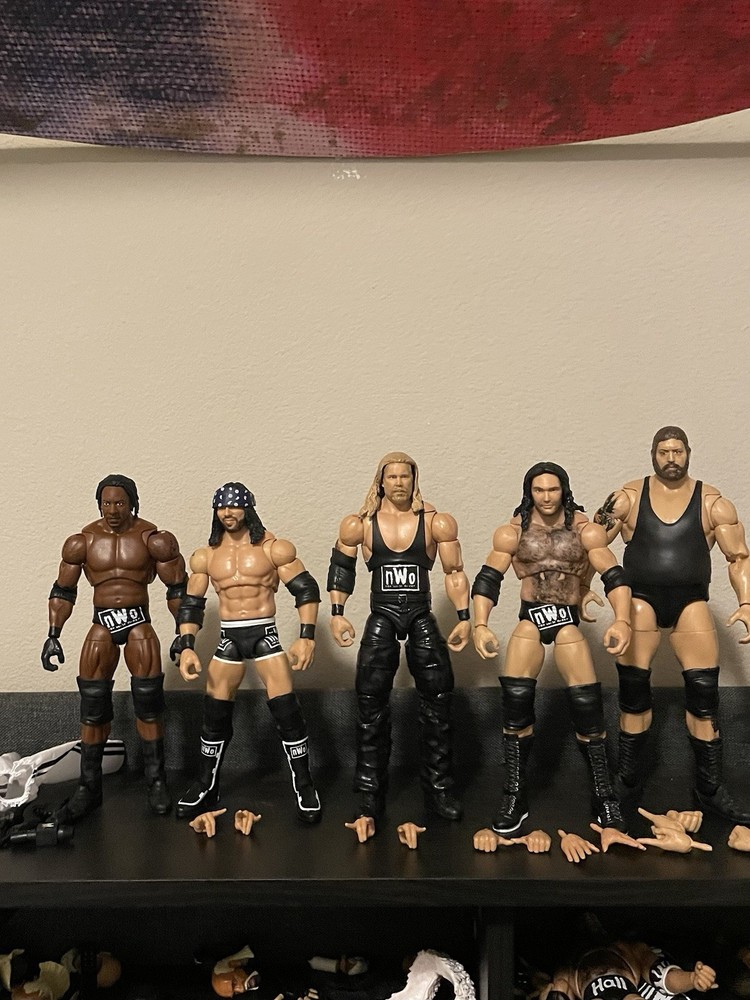 Custom NWO Ultimate Edition Big Show Kevin Nash Booker T X Pac Scott Hall 2002