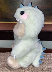 Handmade 12inch Fully Jointed Green Dinosaur Teddy Bear Plush Get A Hug Co. NWOT