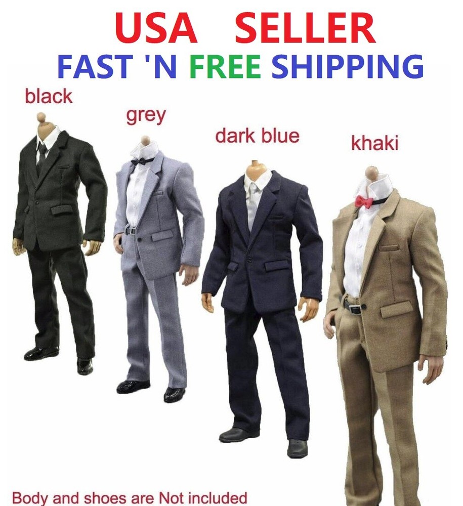 1/6 SCALE Suit Clothes Set For 12″ Male Action Figure Doll