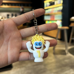 2026 Anime STEAL a BRAINROT Blue 67 Sahur Keychain Cute No. 67 Keychain Pendant
