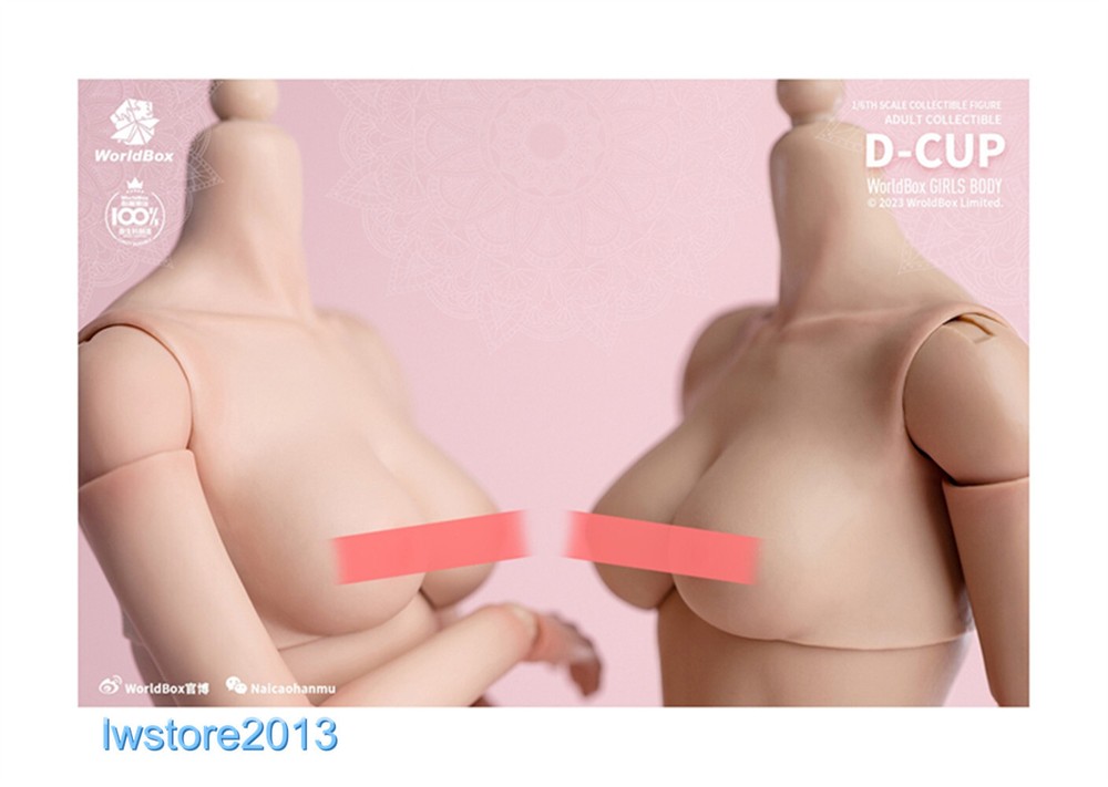 Worldbox 1:6 Big Bust Breast Replacement Cover Model For 12” Female Figure Body