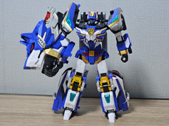 Metal Cardbot W BLUECOP W Transforming Patrol Car Robot Korean Toy 2025