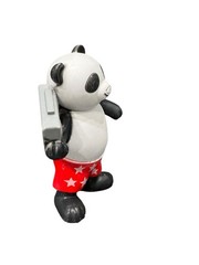 Ankyo Development Party 4” PANDA Bear Figure In Shorts With Boom Box