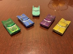 Disney Pixar Cars Diecasts of FLO and 4x RAMONE LOT Gold Purple Green Blue