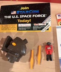 Starcom Starbase Station 100% complete with BOX & Stickers SGT. MAJ. Bull Gruff