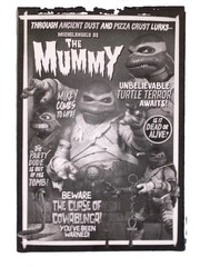 NECA TMNT x Universal Monsters Michelangelo as The Mummy 7in Figure NIB