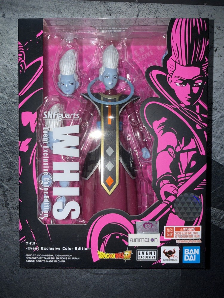 SH Figuarts Whis Event Exclusive Color Dragon Ball Super SDCC W/ Box Shipper
