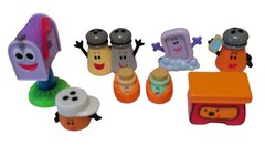 Lot of 8 Nickelodeon Blues Clues Figure Toys Viacom 2019 & 2020