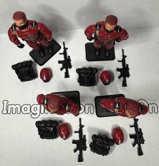 2004 GI JOE COBRA CRIMSON GUARD FORCE TRU EXCLUSIVE GUARDSMEN COMPLETE