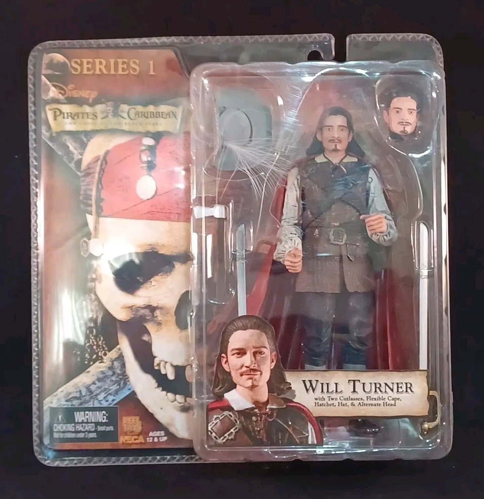 NECA Pirates of the Caribbean Black Pearl Series 1 Will Turner Action Figure