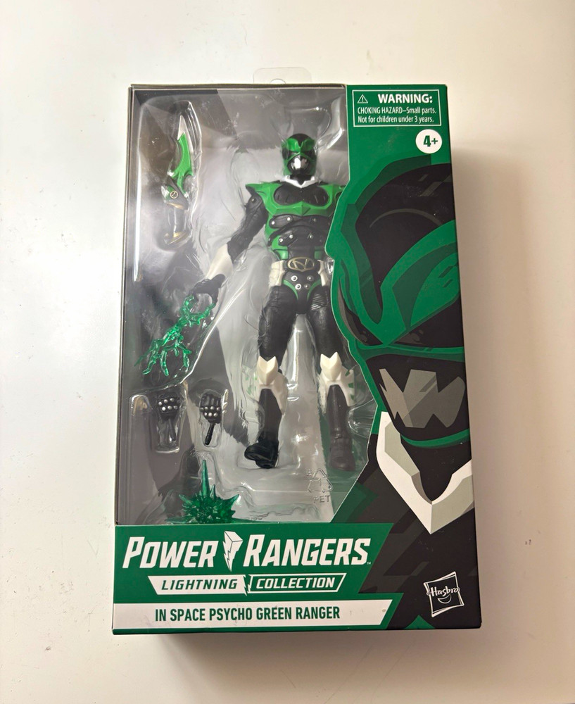 Hasbro Power Rangers Lightning Collection Psycho Green Ranger Figure Boxed