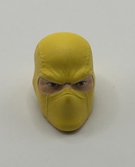 Soldier Of Fortune Combat Operative Black & Yellow Head (Caucasian) 1/12 Scale