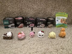 Shopkins Real Littles Frozen Food Lot Moose Toys Set Of 6 Mini Figures Ice Cream
