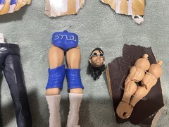 WWE Legends BAF Lot 3/4 Diamond Studd Backlund Pants Wrestling Figures
