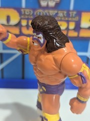 WWF Hasbro Ultimate Warrior – WWE Mattel LJN Titan Sports – Purple
