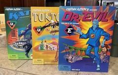 Lot Of 3 Playing Mantis 12 inch Captain Action Figure NIB Kay Bee Toys Exclusive