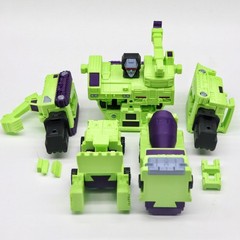 PLA 3D DIY Release All Members Upgrade Kit for Studio Series SS86 Devastator-