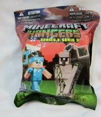 Minecraft Series 3 Random 1pc Hanger-Minecraft Blind Pkge with 1 random hanger