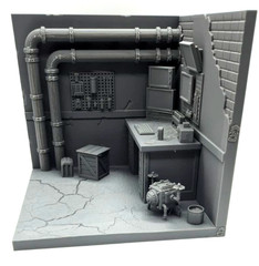 TMNT Donatello Workshop Tech Lab Modular Diorama – 1:12 & 1:18 Scale Display