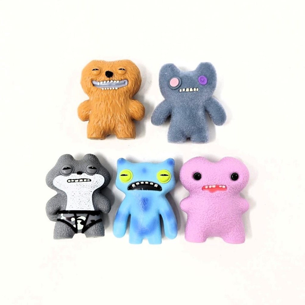 Fuggler Funny Ugly Monster PMI Spin Master – Lot of 5 NEW Open Figures (Bin2)