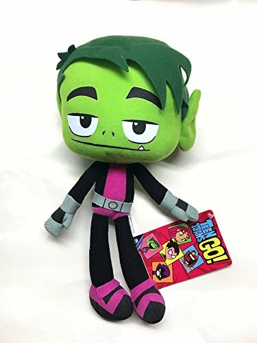 New Large Teen Titans Go Plush Beast Boy 14 Inch Plush. New. Soft Licensed Toy.