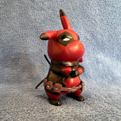 Large 5″ Pokemon Pikachu Cosplay Deadpool – Brand New