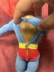Vintage 1978 Kenner Superman 12” Action Figure Hong Kong Complete Cape Broke Leg