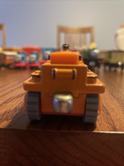 Thomas The Train Terence Diecast Metal Tractor Take Play Rubber Tracks Orange