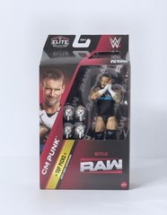 CM Punk WWE Elite Top Picks Netflix RAW Wrestling Action Figure Mattel New