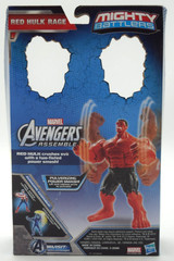 Red Hulk Rage Marvel Avengers Mighty Battlers 6″ Figure Pulverizing Power Smash