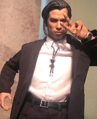 Rare Custom Mina Yu Sinag Iris John Travolta Pulp Fiction Vincent 1/6 Figure