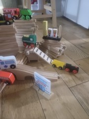 70 Pieces Wooden Thomas The Train Tracks/Brio.