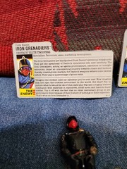 Iron Grenadiers V1 100% Complete G.I. Joe 1988 Hasbro Action Figure FLAWLESS