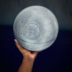 3D Printed Death Star Scaled Down Model