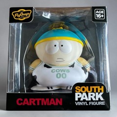 South Park FlyGuys CultureFly Eric Cartman Cows 4” Vinyl Figure with Stand – New