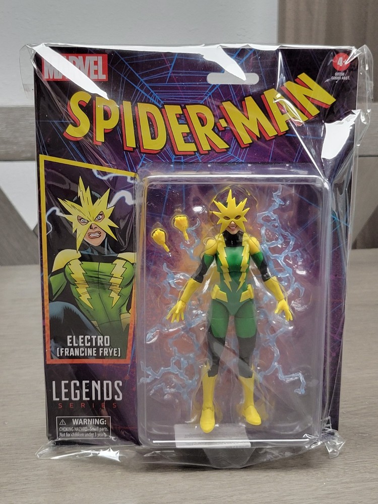 Marvel Legends Spider-Man Electro (Francine Frye) 6” Action Figure – New Sealed