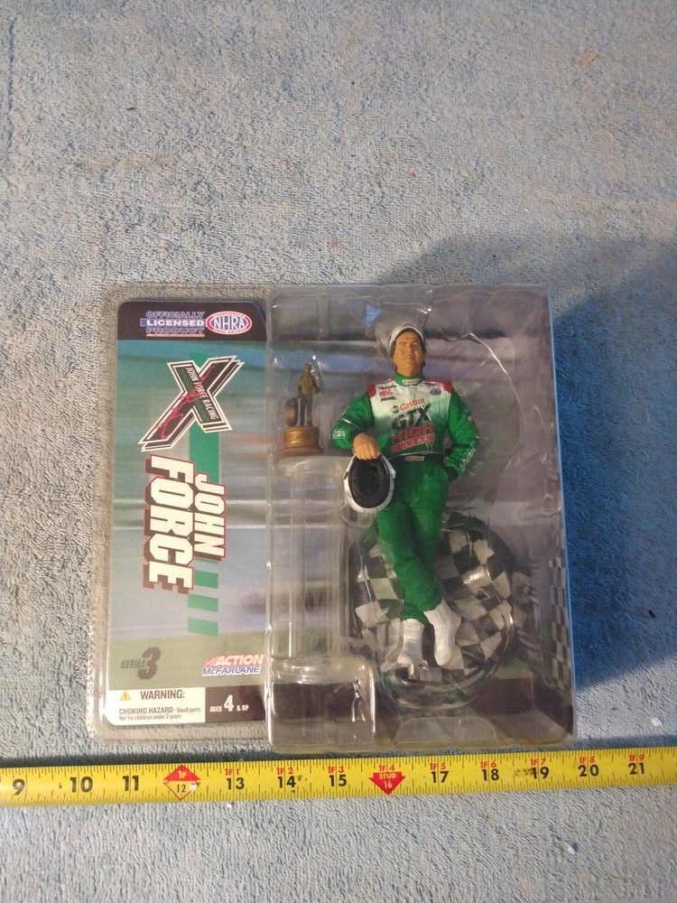 Action Racing John Force Action Figure VTG NIB